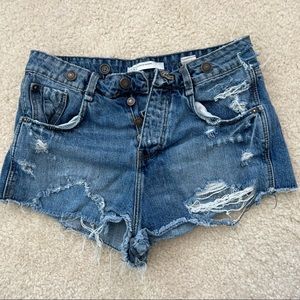Zara Denim Short Size 2